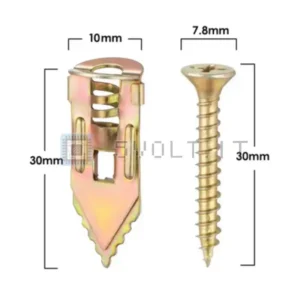 Kit 30pz Viti Autofilettanti Ancoraggi per Cartongesso