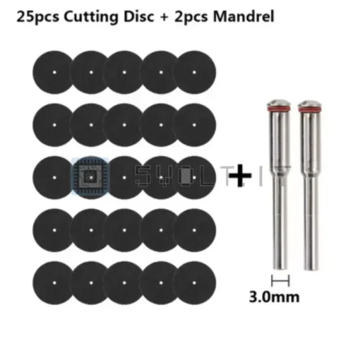 Set 25pz Dischi da Taglio Metallo Sega Circolare Lame