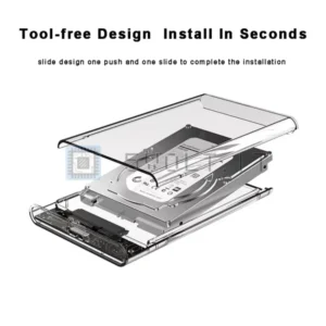 Custodia per Disco Rigido HDD USB 3.0 SATA SSD 5gbps