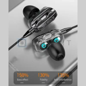 Cuffie Cablate 3.5mm Cancellazione Rumore con Microfono