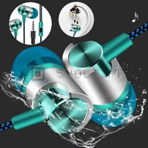 Auricolari In-Ear Cancellazione Rumore Ergonomiche Verdi