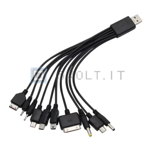 Cavo 10 in 1 USB Universale per Smartphone e Tablet