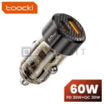 Caricabatterie da Auto 60W Trasparente Fast Charge