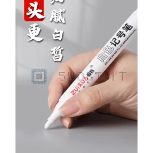 2pz Pennarelli Bianchi 2.8mm Impermeabili Indelebili