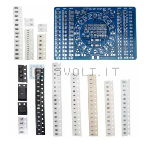 Scheda di Pratica Saldatura SMD PCB SMT Kit