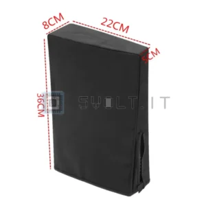 Custodia Antipolvere Orizzontale Antigraffio Grigia per PS5