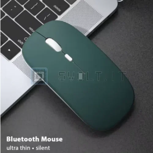 Mouse Bluetooth Silenzioso Dark Green Ottico Wireless
