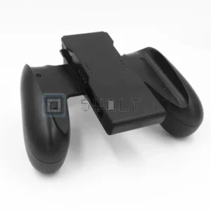 Impugnatura da Gioco in Plastica Nera per Joy-Con Switch