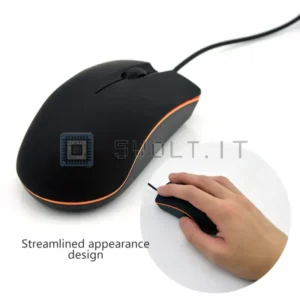 Mini Mouse Cablato 3D 1200DPI per Laptop Notebook