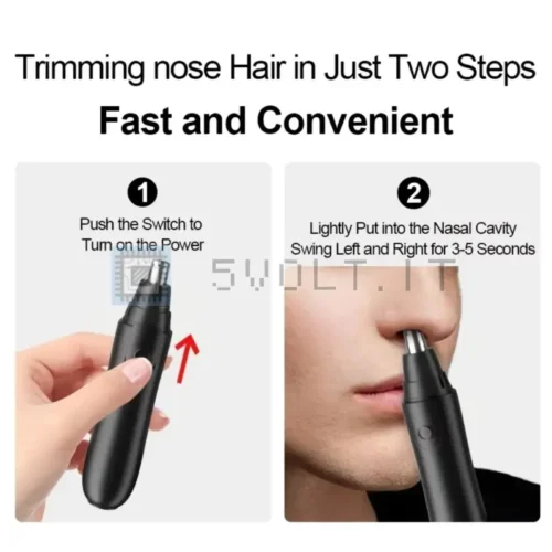 Tagliapeli Mini per Naso Clipper Trimmer Rasoio