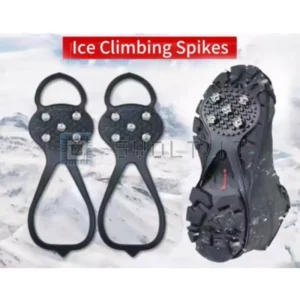Tacchetti da Neve Neri Unversali Arrampicata Scarpe