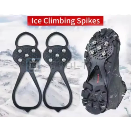 Tacchetti da Neve Neri Unversali Arrampicata Scarpe