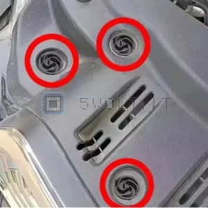40pz Clip per Pannello Porta Interna 6868243 per Golf
