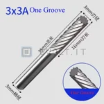 Lima Rotante in Carburo di Tungsteno 3x3A 3mm