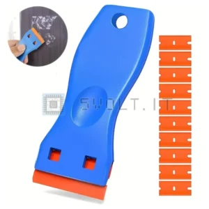 Strumento Rimozione e Applicazione Adesivi Auto 10 Lame