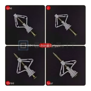 10pz Vite Tubo di Espansione Tenda Cartongesso Farfalla