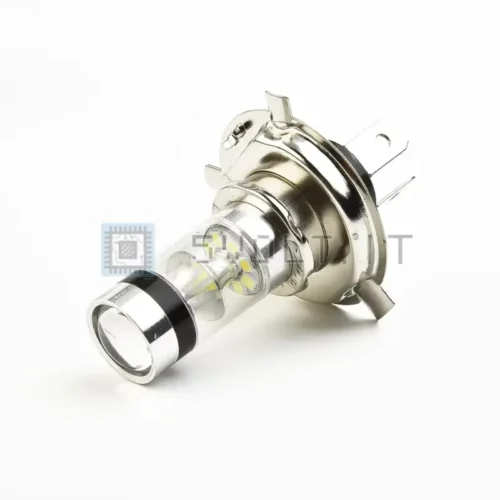 2pz Lampade LED 8000K H4 Fendinebbia DRL Bianca