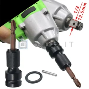 Attacco Rapido da ½ Quadrato a ¼ Esagonale Adattatore