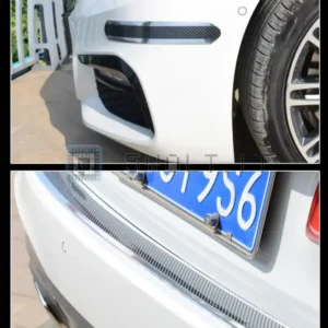 Striscia di Soglia Argentata per Ingresso Auto Adesiva Fibra