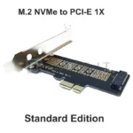 Scheda Adattatore M.2 NVME SSD a PCIe X1 64gbps