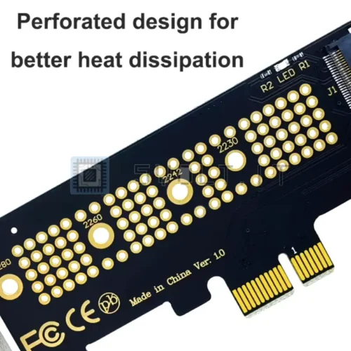 Scheda Adattatore M.2 NVME SSD a PCIe X1 64gbps