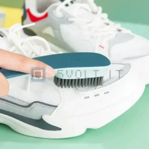 Spazzola Pulizia Scarpe e Vestiti EcoPelle Blu