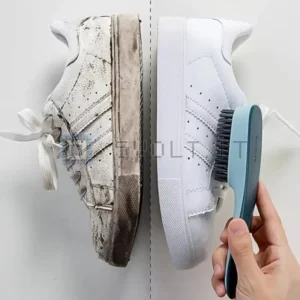 Spazzola Pulizia Scarpe e Vestiti EcoPelle Blu
