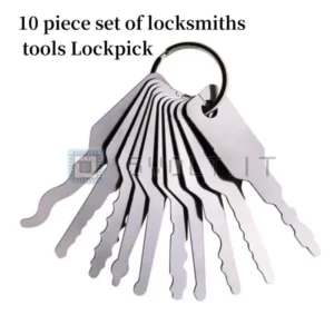 Set 10-in-1 Apriporta Fabbro Riparazione Porte Acciaio Inox