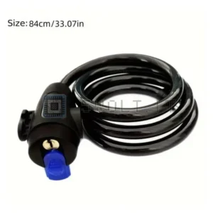 Lucchetto a Catena per Moto con Lucchetto Metallo 90cm