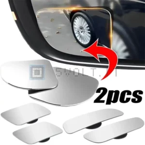 2pz Mini Specchietti Retrovisori 360 Gradi Rotondi Piccoli
