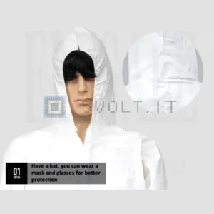 Tuta Monouso Traspirante Antipolvere PP Bianca XL Spray