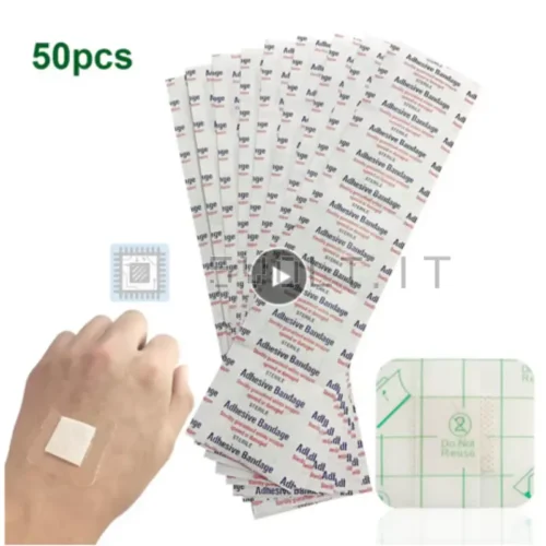 Lotto 50pz Cerotti Protettivi Impermeabili 38x38mm in PU