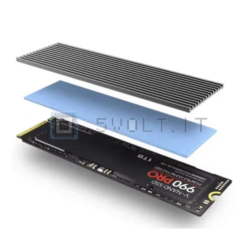 Dissipatore di Calore SSD M.2 PS5 Silicone NVME NGFF