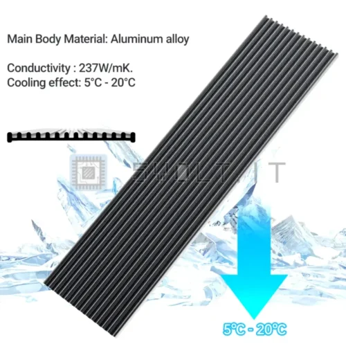 Dissipatore di Calore SSD M.2 PS5 Silicone NVME NGFF