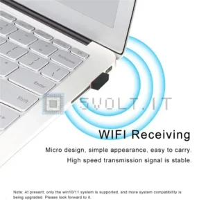 Mini Adattatore WiFi USB WiFi 6 2.4G Plug and Play