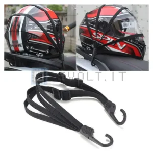 Cinghia per Casco Bagagli 60cm Moto Universale Rete