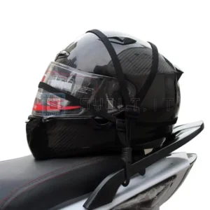 Cinghia per Casco Bagagli 60cm Moto Universale Rete