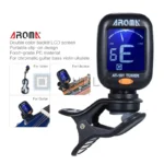 Accordatore per Chitarra AROMA AT-101 Girevole Clip