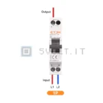 Interruttore Commutazione Modulare 1 Porta 230V 40A Din