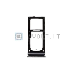 Slot SIM Card Tray Nero Dual per Samsung Galaxy A52 A72