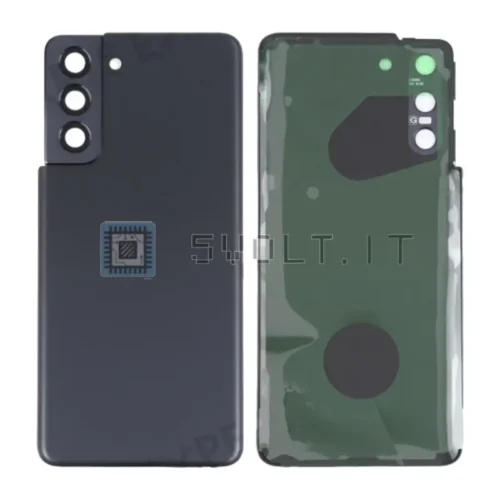 Copri Batteria No Logo Nera per Samsung Galaxy S21 4G 5G