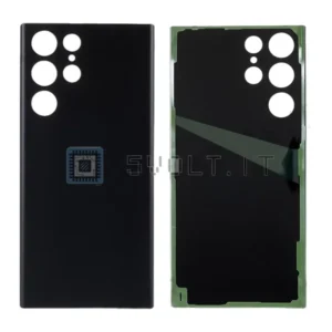 Copri Batteria No Logo Nera per Samsung Galaxy S22 Ultra