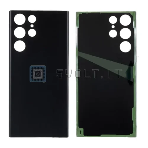 Copri Batteria No Logo Nera per Samsung Galaxy S22 Ultra