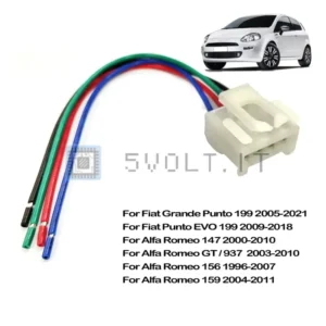 Spina Lampada Fanale Posteriore Fiat Alfa Romeo 51277254