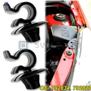 Clip 792834 Morsetto Fissaggio Cofano per Citroen C2 C3 C4