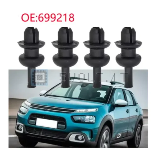 4pz Clip Fissaggio Mensola Cofano per Citroen 699218