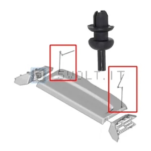 4pz Clip Fissaggio Mensola Cofano per Citroen 699218