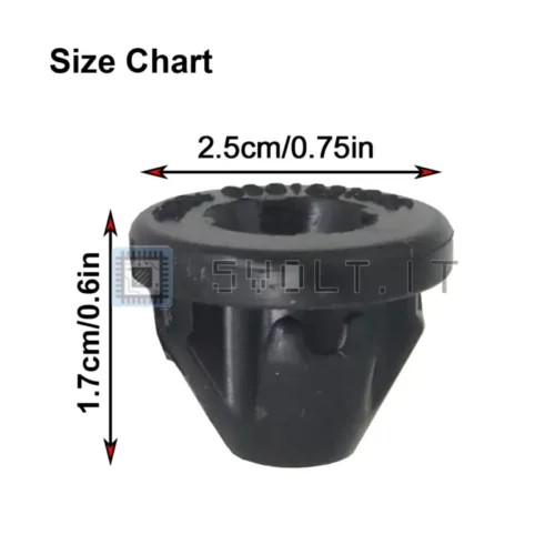 6pz Tappi per Cofano Anteriore per VW Audi 03G103184