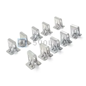10pz Clip Fissaggio Metallo per Pannello CD DVD Universali