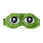 Maschera per Dormire Rana Triste Peluche Cover Occhi Benda